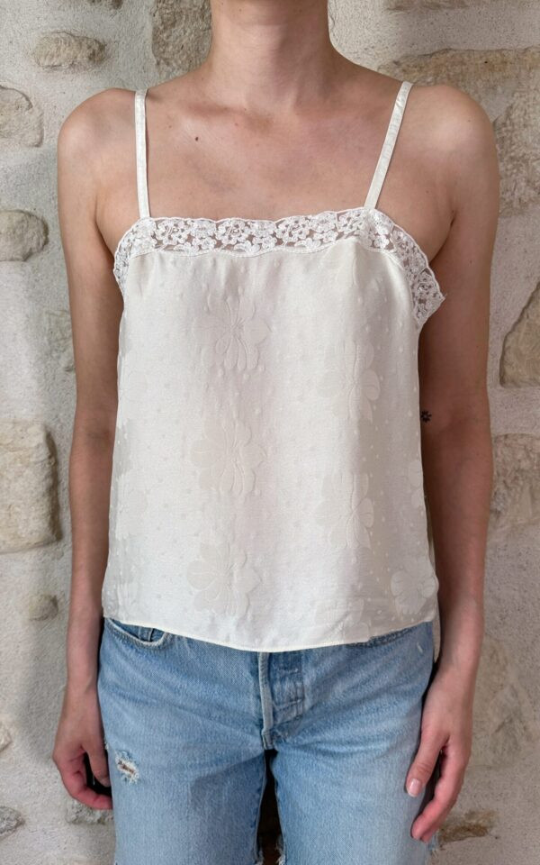 Pure Silk French Lace Top