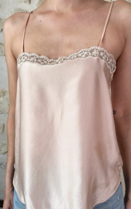 Pure Silk Pink Cami