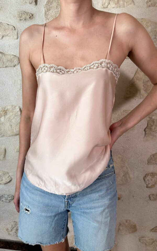 Pure Silk Pink Cami