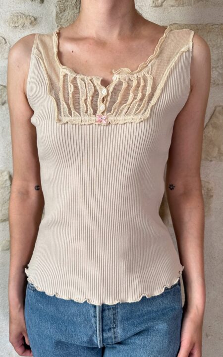 Blumarine Lace Cami Top