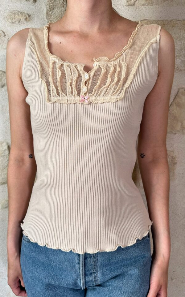 Blumarine Lace Cami Top
