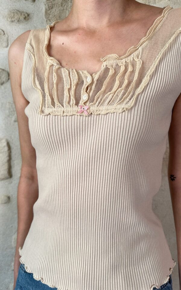 Blumarine Lace Cami Top
