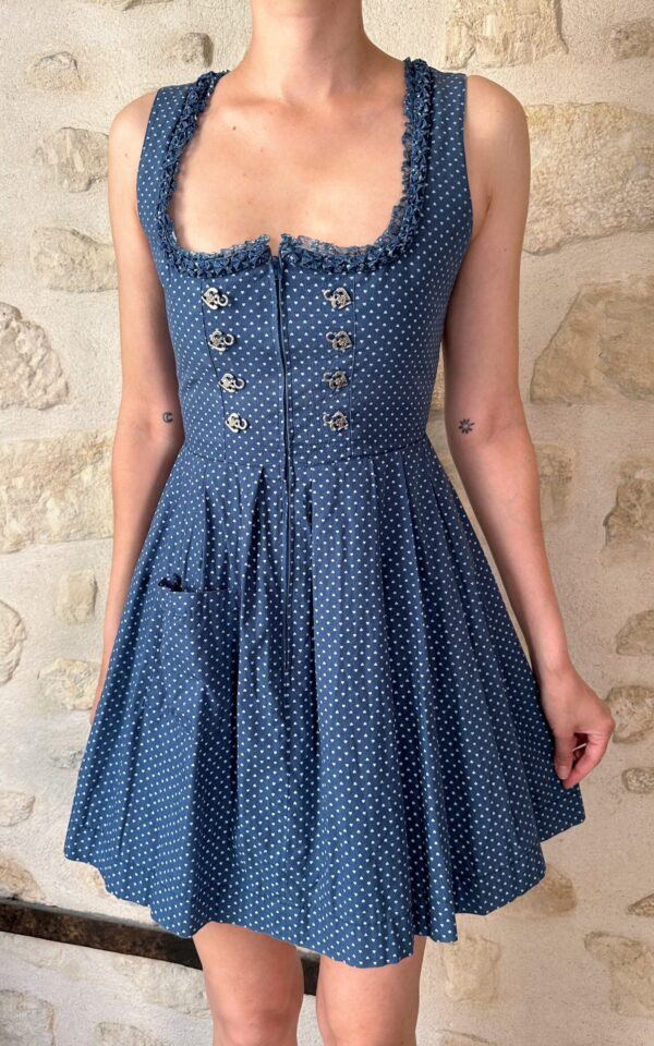 ‘Sound of Music’ Blue Dirndl Dress