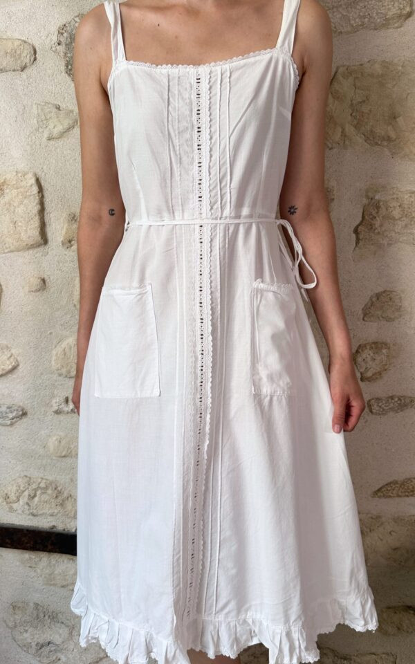 Vintage Cotton Apron Dress