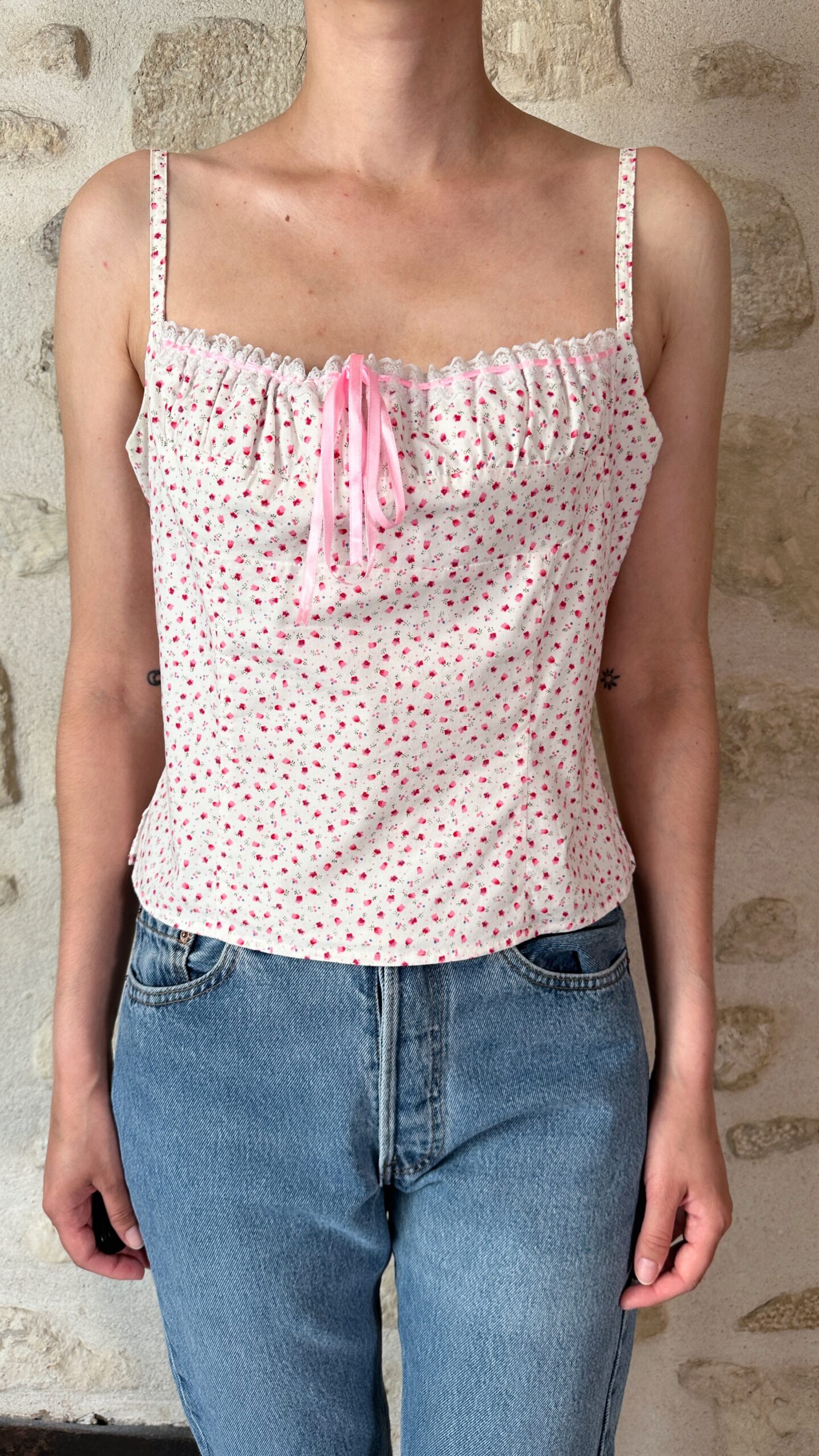 product Vintage Victoria's Secret Floral Corset