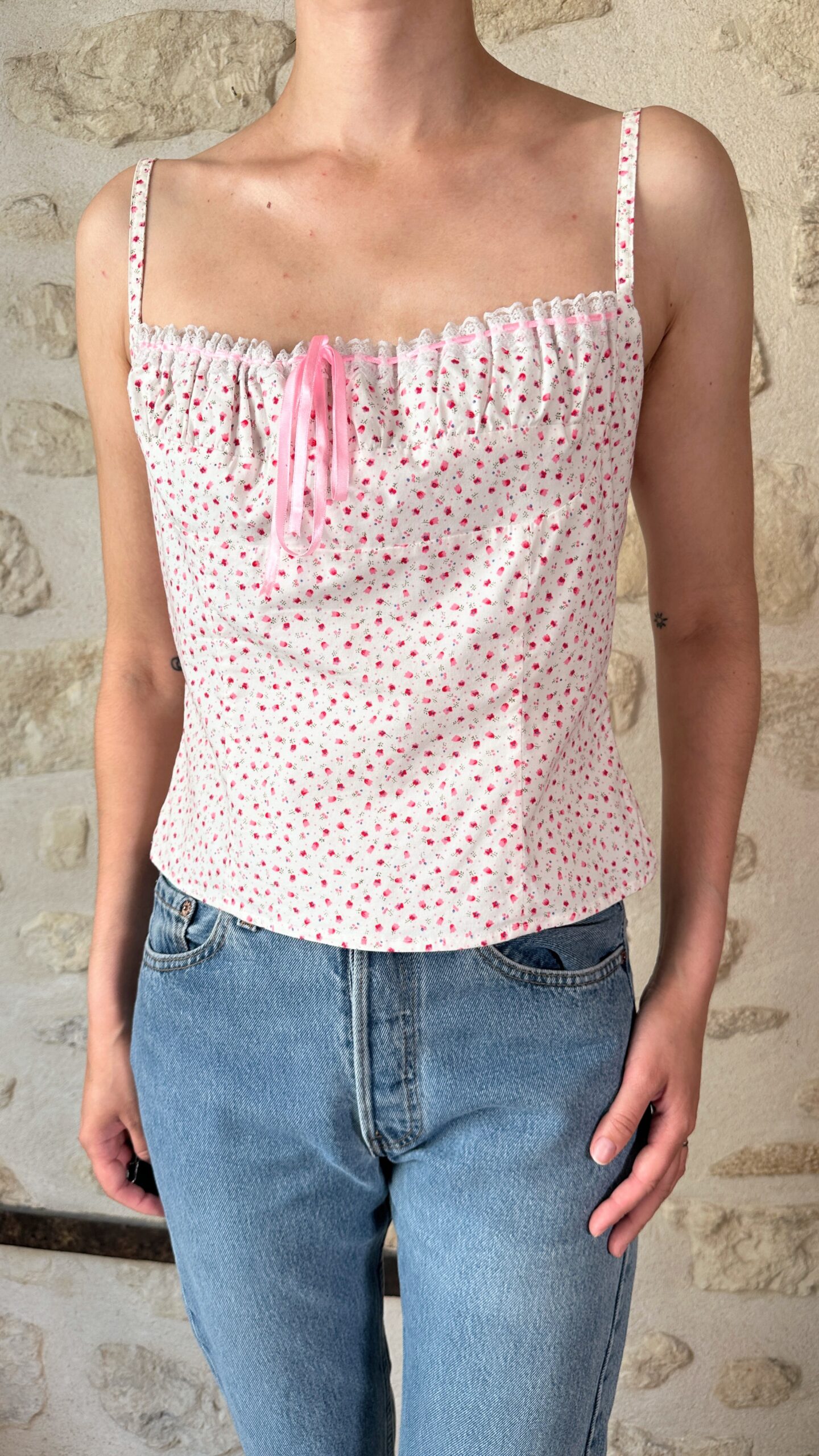 product Vintage Victoria's Secret Floral Corset