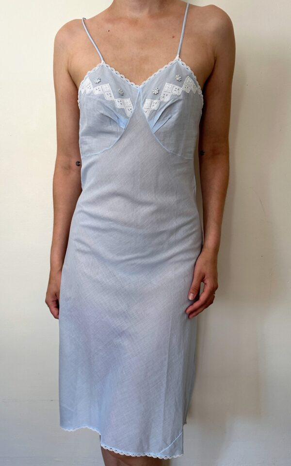 Baby Blue Cotton Dress
