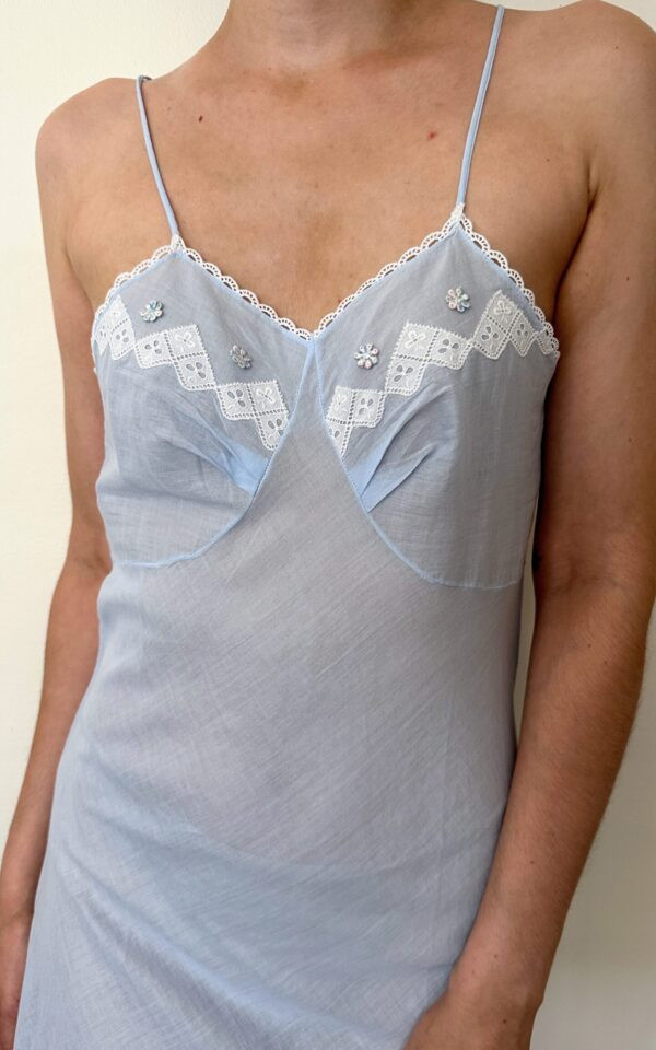 Baby Blue Cotton Dress