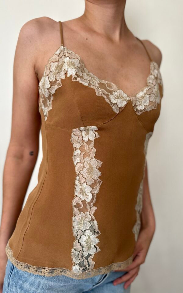 Dolce & Gabbana Golden Silk Cami
