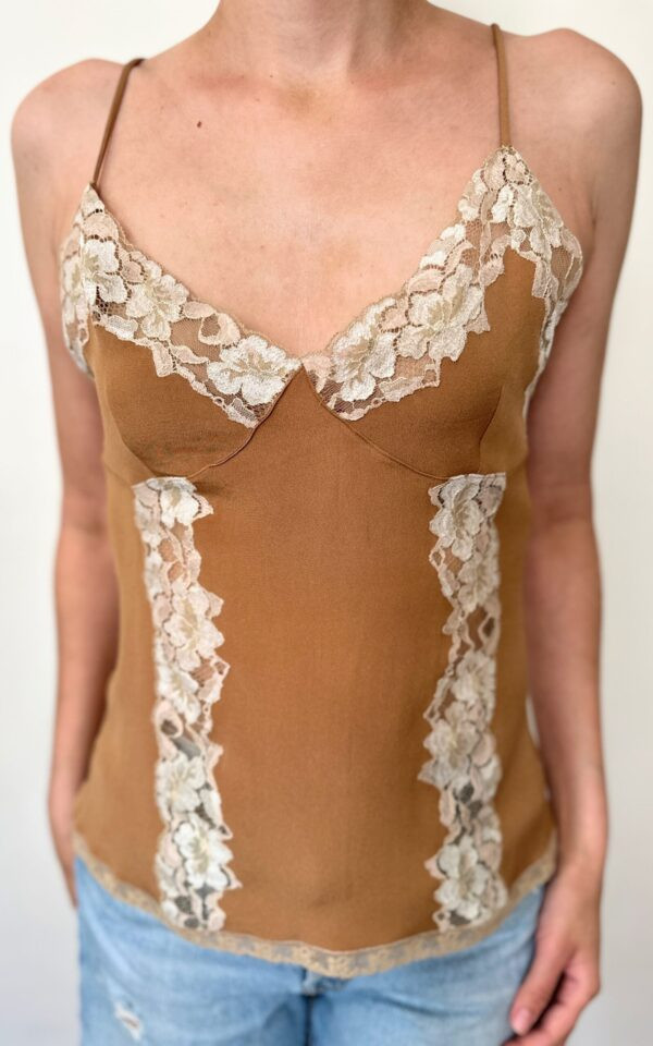 Dolce & Gabbana Golden Silk Cami