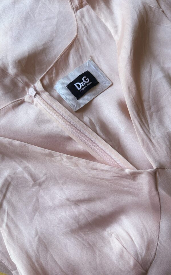 Dolce & Gabbana Pink Silk Top