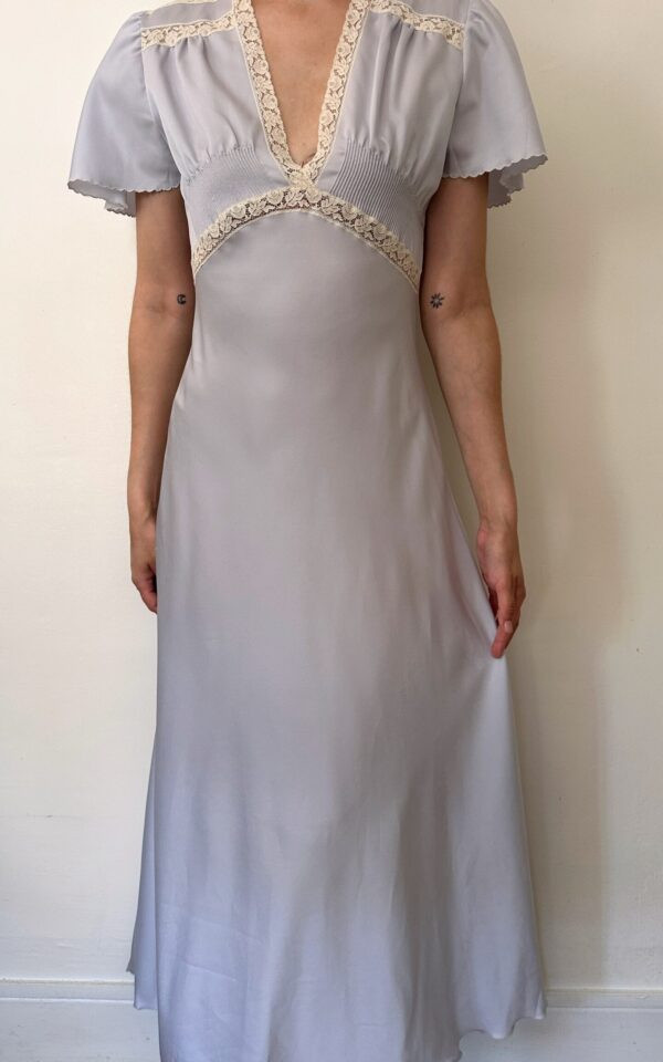 Maxi Silver Blue Nightgown