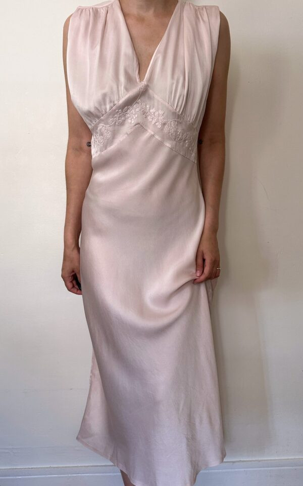 Pure Silk Pink Gown