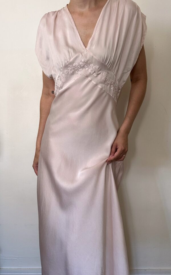 Pure Silk Pink Gown