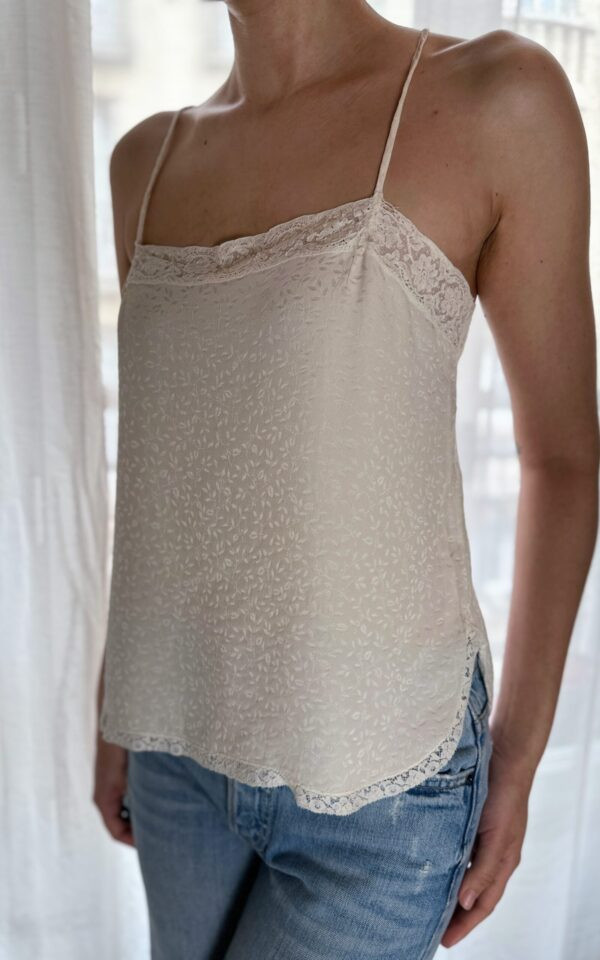 Silk Ivory Top