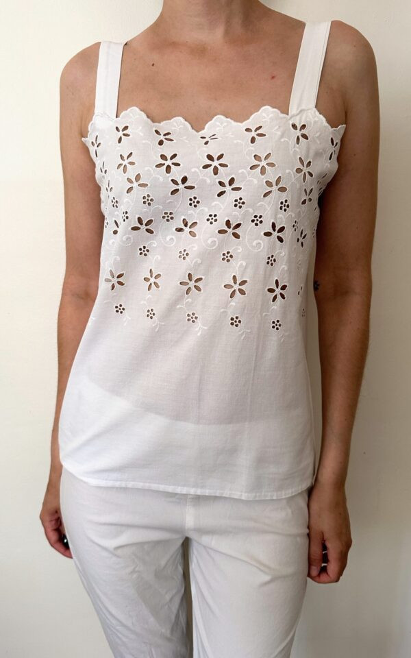 Vintage Eyelet Lace Top