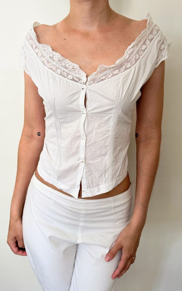 Vintage Lace Corset Cover