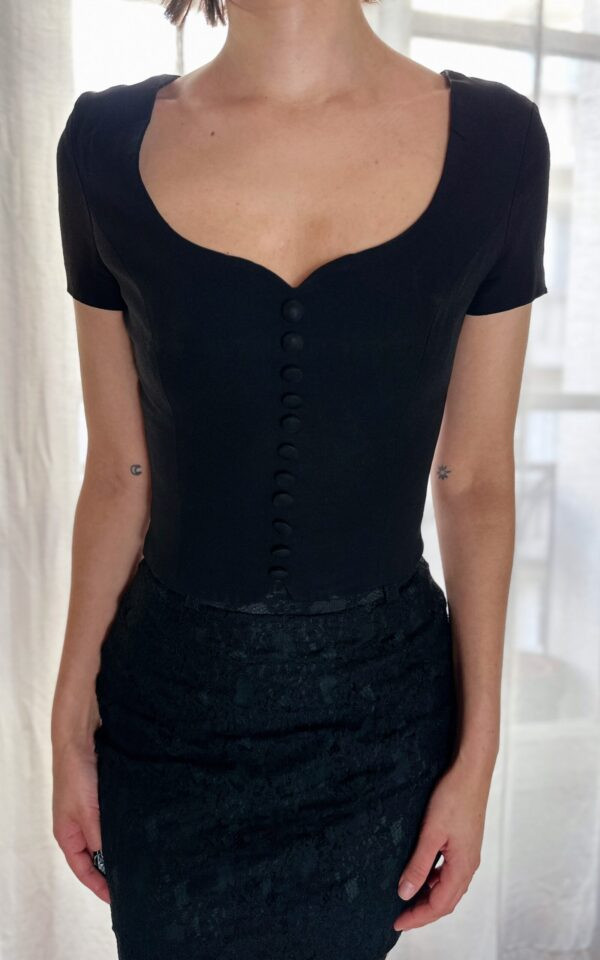 Vintage Moschino Black Corset