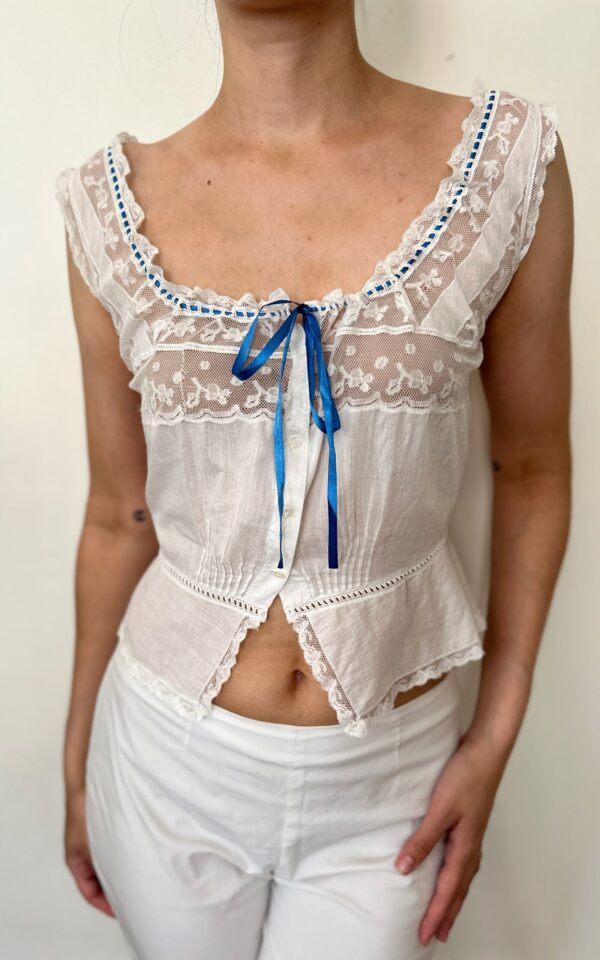 Vintage Valenciennes Lace Corset