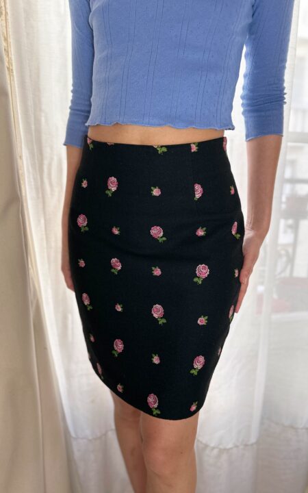 Lolita Lempicka Rose Wool Skirt