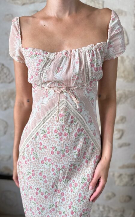 Vintage Maje 90’s Boho Floral Dress