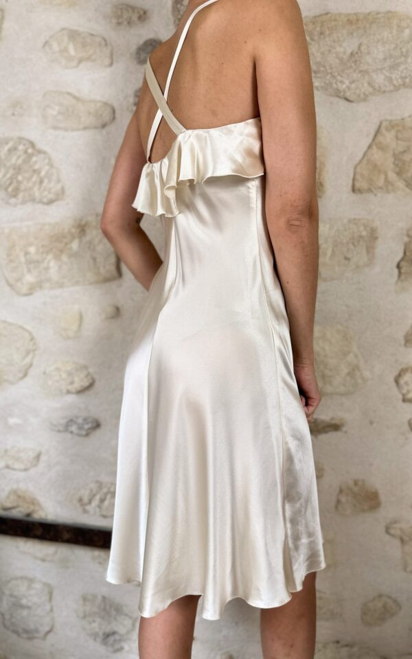 Blugirl Blumarine Silk Ruffle Dress