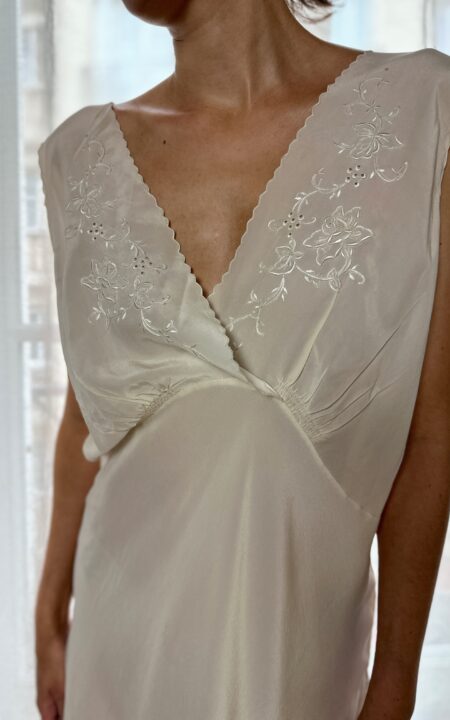 Vintage Silk Bridal Nightgown