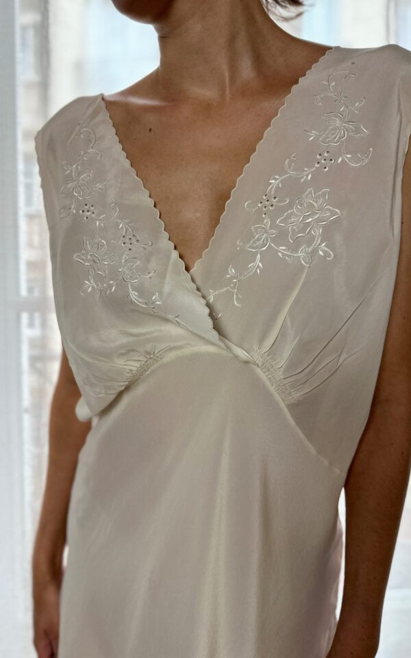 Vintage Silk Bridal Nightgown