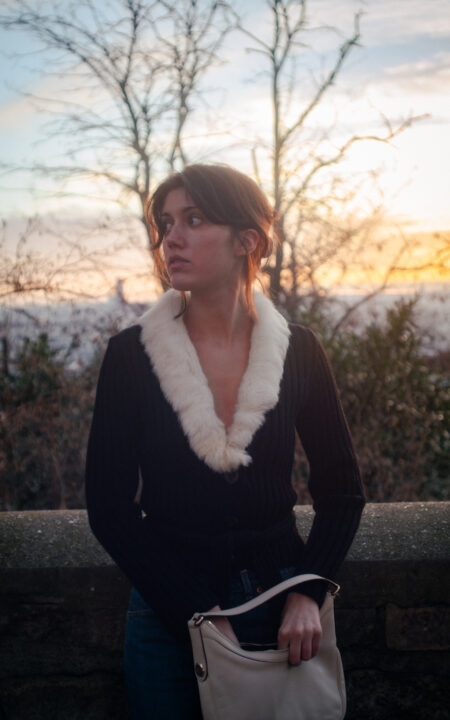 Vintage Dolce & Gabbana Fur Cardigan