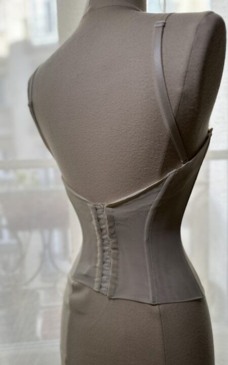 La Perla Mesh Ivory Bustier