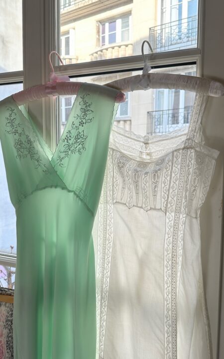 Pure Silk Mint Nightgown