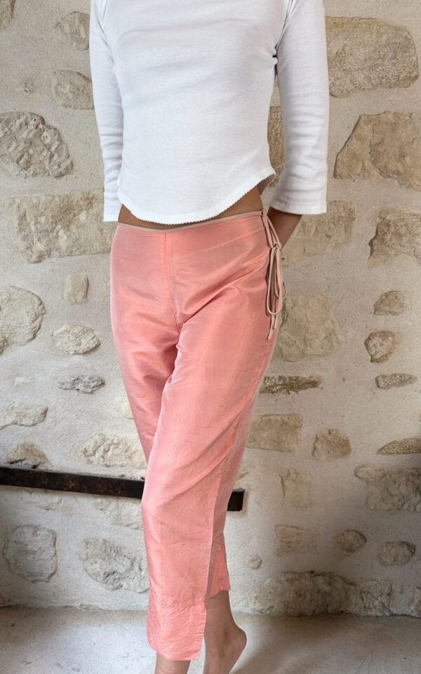Vintage Blumarine Peach Silk Pants
