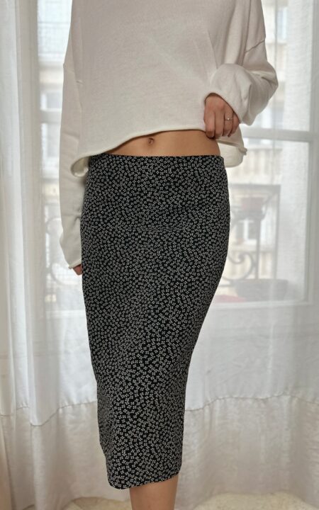 Dolce & Gabbana Silk Floral Skirt