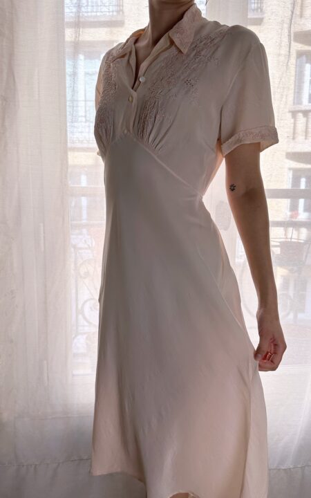 1930’s Style Silk Tea Dress