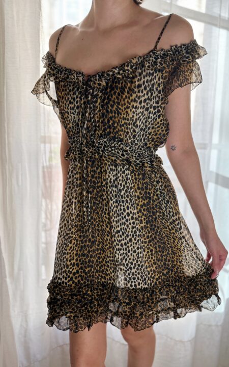 D&G 2007 F/W Silk Leopard Dress Set