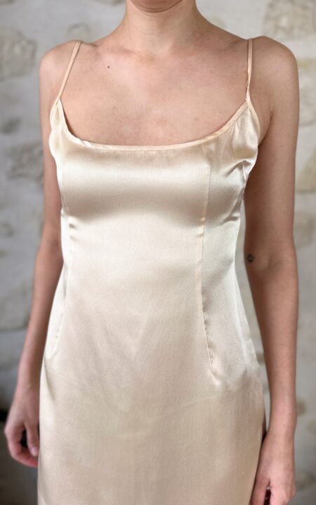 D&G Champagne Pink Slip Dress