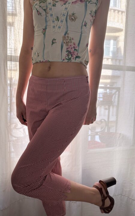Vintage 90’s D&G Gingham Capris
