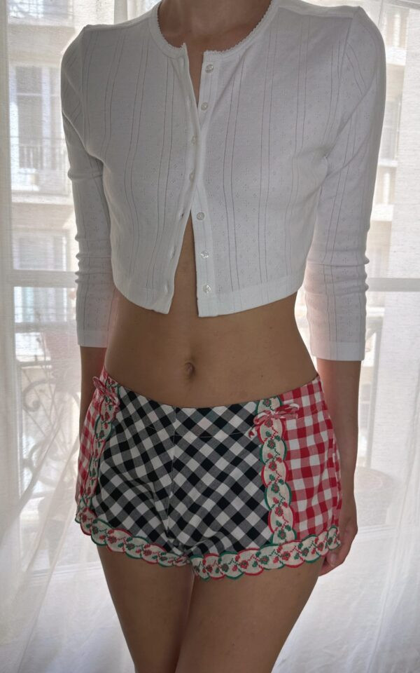 Moschino Vintage Gingham Shorts