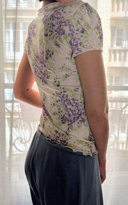 Vintage Blumarine Lilac Floral Top