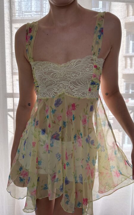 Vintage Victoria’s Secret Floral Babydoll