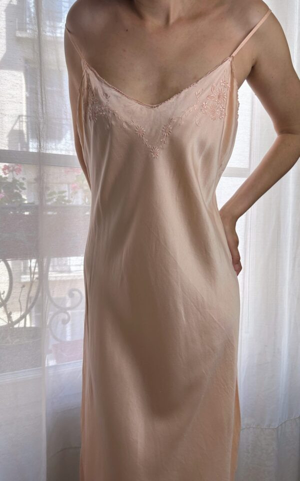 Pure Silk Italian Baby Pink Slip Dress