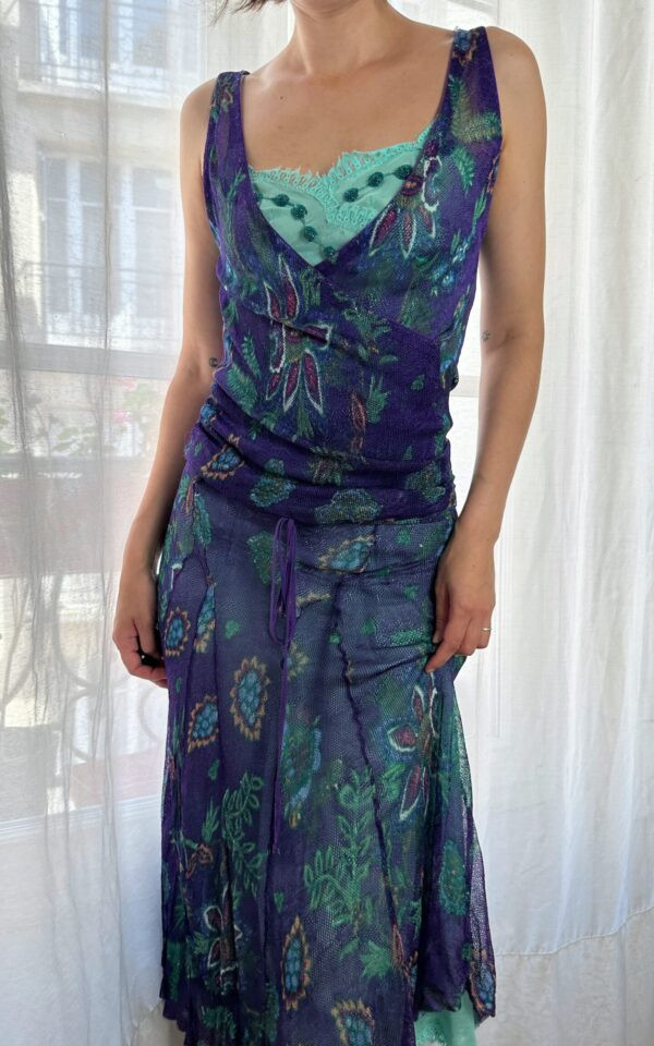 Vintage Blumarine S/S 2006 Runway Dress Silk Set