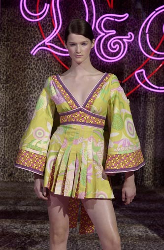 Vintage D&G S/S 2004 Groovy Dress