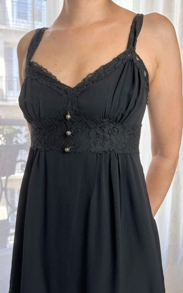 Vintage Betsey Johnson Silk Babydoll Dress