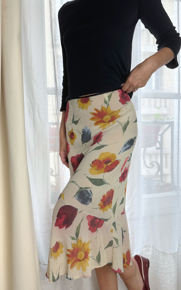 Dolce & Gabbana (D&G) 90’s Floral Midi Skirt
