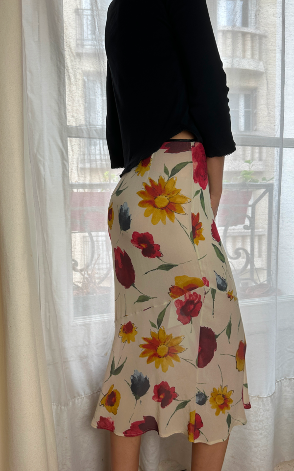 Dolce & Gabbana (D&G) 90’s Floral Midi Skirt