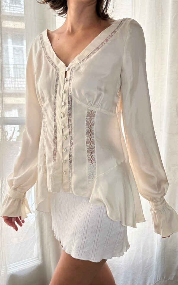 Pure Silk Princess Blouse