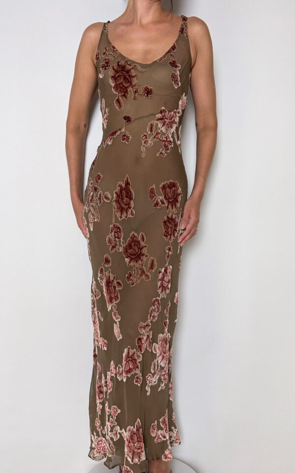 Vintage Lolita Lempicka S/S 1998 Runway Velvet Dress