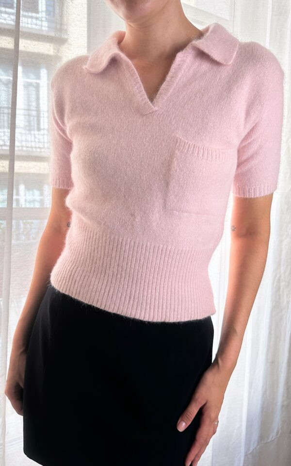 Vintage 90’s Dolce & Gabbana Baby Pink Sweater