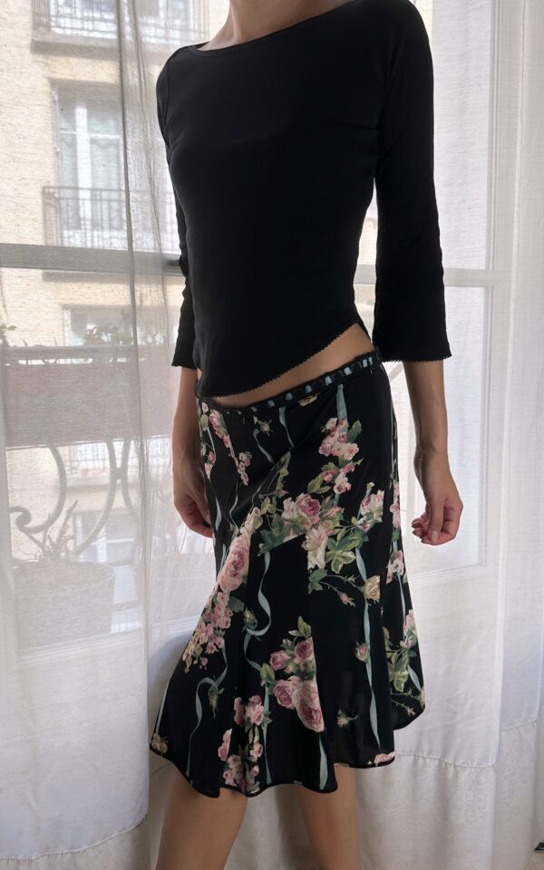 Vintage Blumarine Floral Skirt 2006